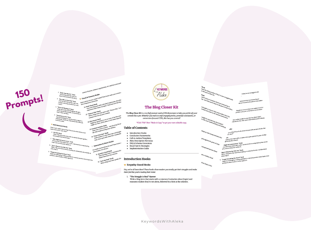 The Blog Closer Kit